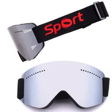 Winter Outdoor Ski Goggles Men Women Snowboard Goggles Glasses UV400 Protection Snow Skiing Glasses Anti-fog Ski Mask Eyewear vector magnetic ski goggles uv400 protection anti fog snowboard ski glasses for men women snowboard ski glasses snow eyewear