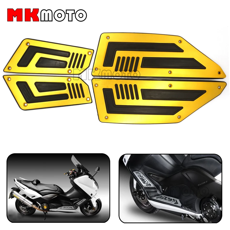 

Motorcycle Accessories Motorbike CNC Front and Rear Foot Pegs Footrest Step pad For YAMAHA Tmax 2012 2013 2014 2015