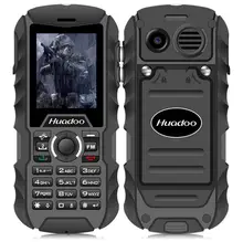 Original huadoo H1 IP68 Водонепроницаемый Открытый старик dual sim мобильный телефон клавиатура Россия fm фонарик MP3 BT 2000 мАч мобильный телефон