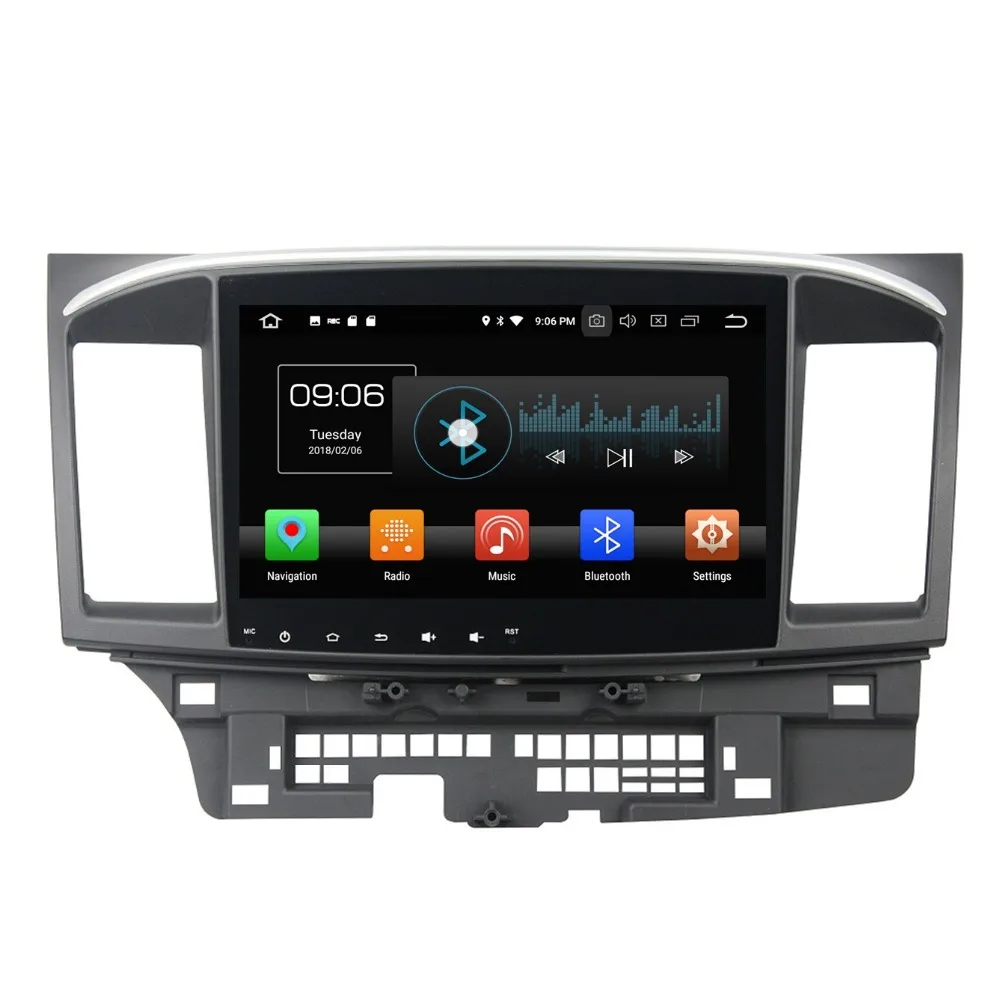 Discount 4GB RAM Android 8.0 Octa Core 10.1" Car audio stereo dvd player for Mitsubishi Lancer 2006-2015 GPS Radio Bluetooth WIFI 32GBROM 0
