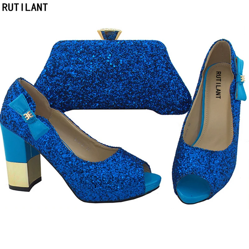 Buy New Royal Blue Color Matching Shoes