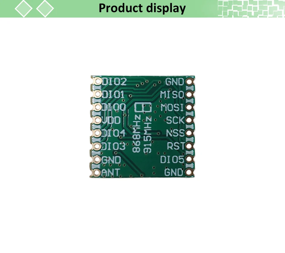 868 МГц Супер низкая мощность RF LoRa модуль SX1276 чип дальней связи приемник и передатчик SPI IOT+ антенна