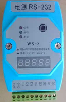 

8 Way AM2301 2302 2311 Temperature Temperature and Humidity Inspection Instrument Collector MODBUS RTU 232 Communication
