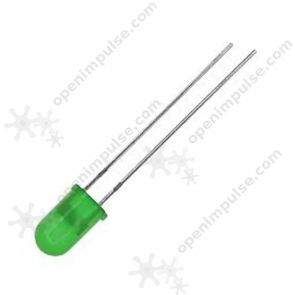 

(Diffused Lens) 50pcs 5 mm Green LED