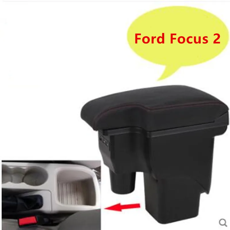 For Ford Focus 2 armrest box central Store content Storage box Ford focus armrest box