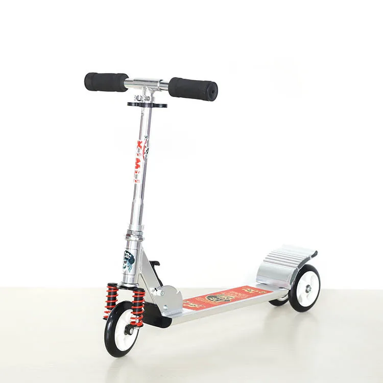 Трехколесный детский скутер может Лифт из алюминиевого сплава складной скутер с амортизирующим полиуретановым колесом