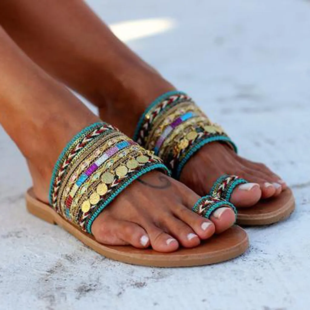 flip flops boho