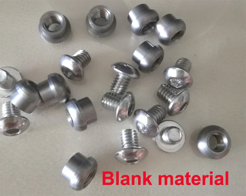20pcs/bag 3.7mm Chicago Antirust CNC screws used for 2.0mm(0.08") Kydex Thermoplastic plank screw of knife scabbard Holster