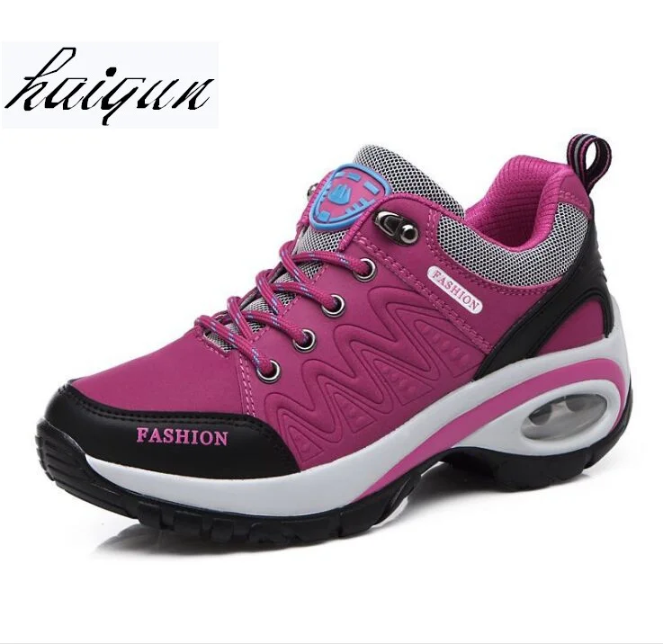 

shoes woman Outdoor Casual shoes Leather suede Brand fashion Sneakers woman outdoor non-slip air damping tenis feminino casual