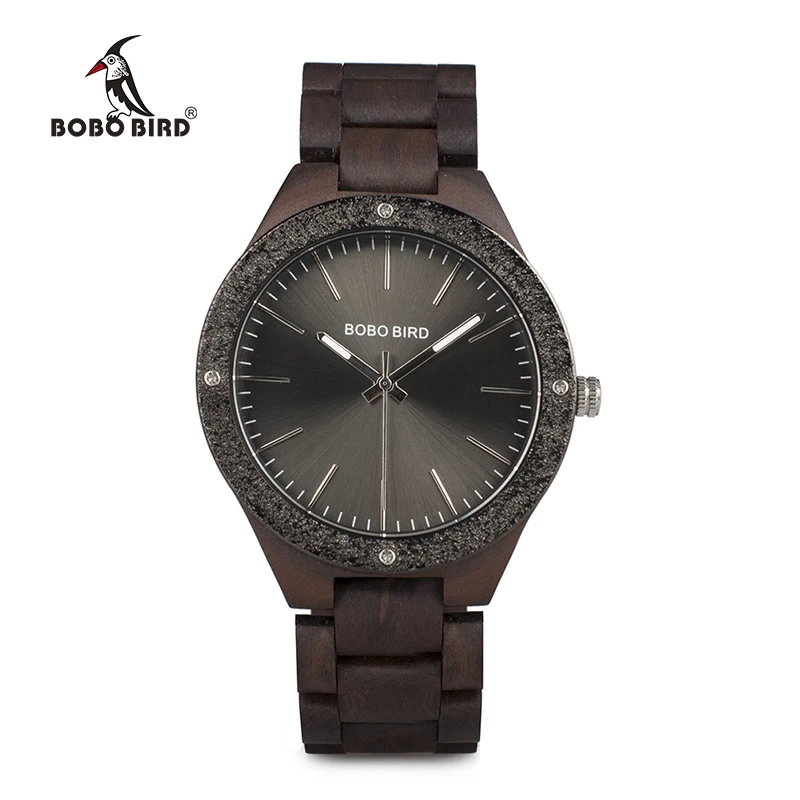 BOBO BIRD New Designer Wooden Band Mens Watches Natural Handmade Quartz Wrist Wood Wristwatches Gifts relogio masculino C-P05