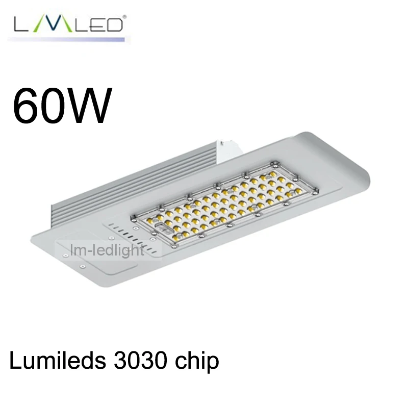 

60w led street light high quality 60mm 40mm pole option 120v 230v 277v smd 3030 Fedex free shipping 40 watts led road light