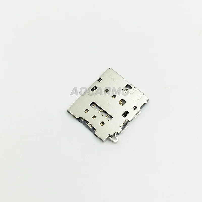 Aocarmo 교체 SIM 리더 카드 홀더 보드 커넥터 삼성 갤럭시 S6 가장자리 G925 SM-G925F S6 G920i/F