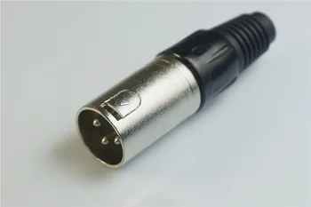 

10 pcs XLR Male 3 Pin 18 mm outer diameter Mic Microphone Audio Cable wire Plug Connector