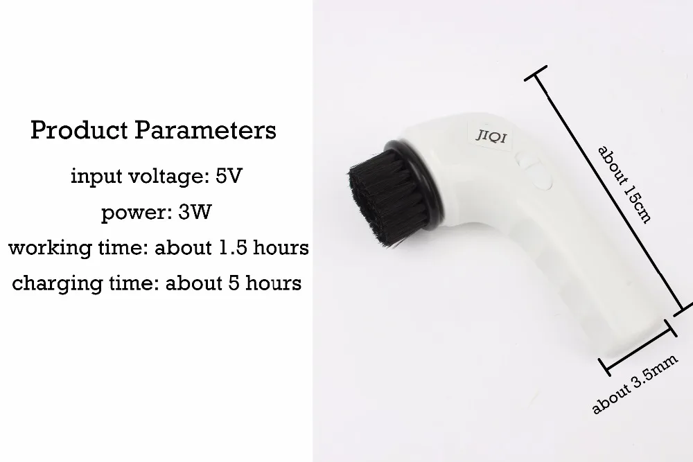 JIQI элекстрическая щетка для обуви USB Перезаряжаемые рука обувь полировки оборудования мини-обувь с зарядкой Губка для обуви машинка для чистки подошвы