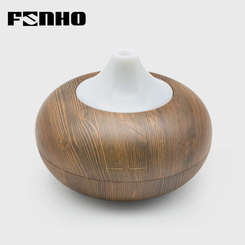 

FUNHO 400ml Wood Air Humidifier Essential Oil Diffuser Aroma Lamp Aromatherapy Electric Aroma Diffuser Mist Maker for Home