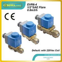 1/2″ SAE Flare(0.8M3/h) HVAC solenoid valve for bypass solution working together with bypass valve to defrost