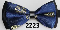 2018 последняя версия мода формальное коммерческий Для мужчин галстук-бабочка Мужчины вышла замуж Темно-синие бабочкой украшения бабочка