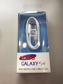 

50Pcs 100% Original 1.2m Micro USB Fast Charger Cable Data Sync fast charging for Samsung Galaxy S6 7 Note 4 Edge S4 with box