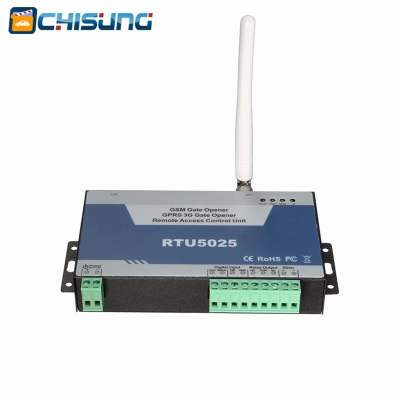 

2pcs/lot Remote open/close swing/sliding gates Access Control Unit 999 users RTU5025 3G Door gsm gate opener