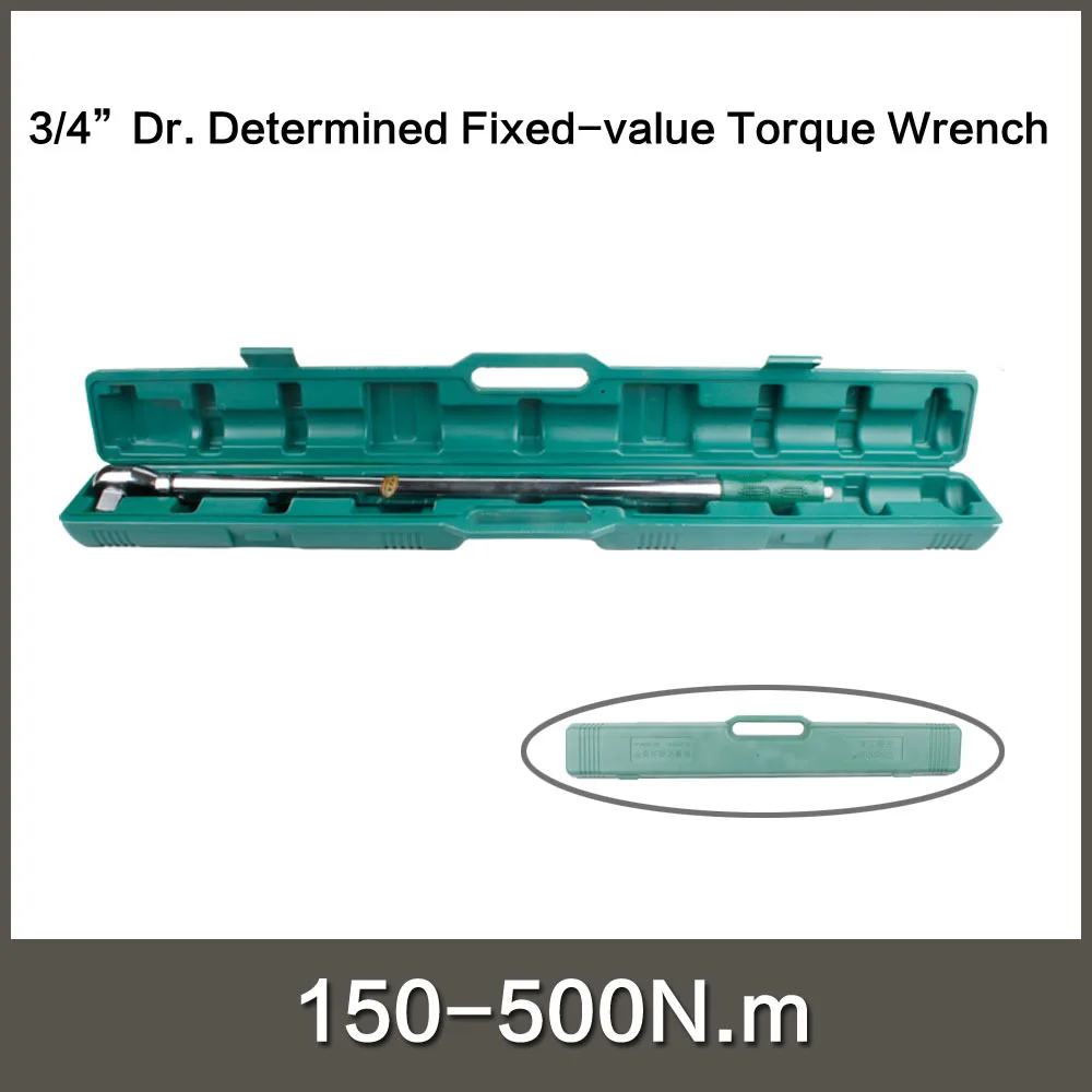 

2016 New Promotion Ratchet Set of Tools Gator Grip 3/4" Dr. Determined Fixed-value 150-500n.m Socket Din Iso6789 Standard