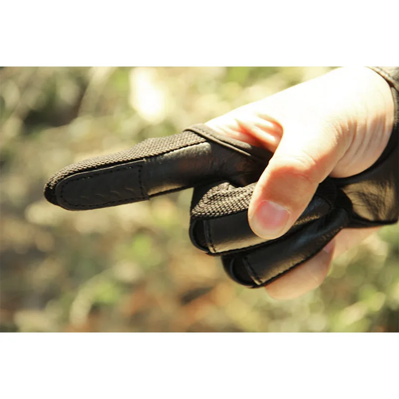

New Protective Archery Glove 3 Fingers Guard Protector for Recurve Compound Bow XD88
