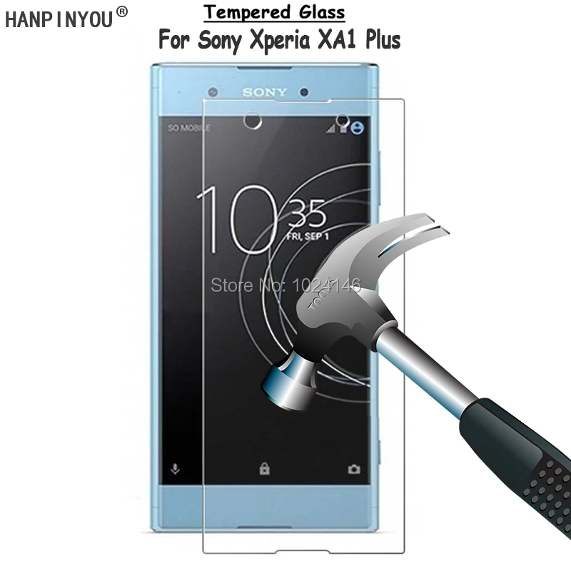 

For Sony Xperia XA1 Plus Dual G3421 G3423 5.5" Clear Tempered Glass Screen Protector Ultra Thin Explosion-proof Protective Film