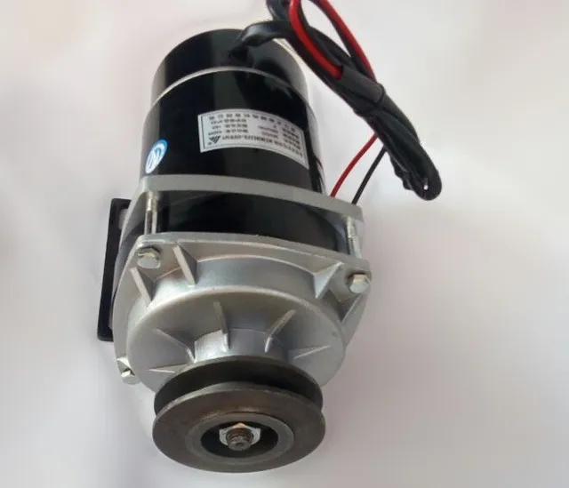 450w 24V/ 36V / 48v belt pulley gear motor ,brush motor electric