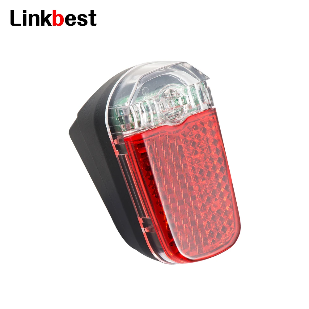 

Linkbest Taillight LED Bicycle light StVZO Approved, Waterproof IPX-4,6V-48V for hub dynamo and ebike