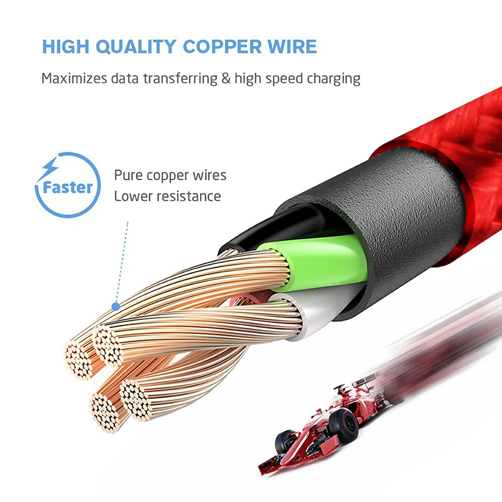 Suntaiho USB Cable Charger for iPhone 7 Nylon Fast Charging Mobile Phone Cable 120cm USB Data Cable for iPhone 7 7plus 6s Plus Suntaiho USB Cable Charger for iPhone 7 Nylon Fast Charging Mobile Phone Cable 120cm USB Data Cable for iPhone 7 7plus 6s Plus