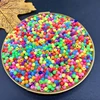 Perles rondes multicolores en acrylique, 1000/500 pièces/lot, 3/4mm, pour la fabrication de Bracelets et de colliers, accessoires de bijouterie ► Photo 2/6
