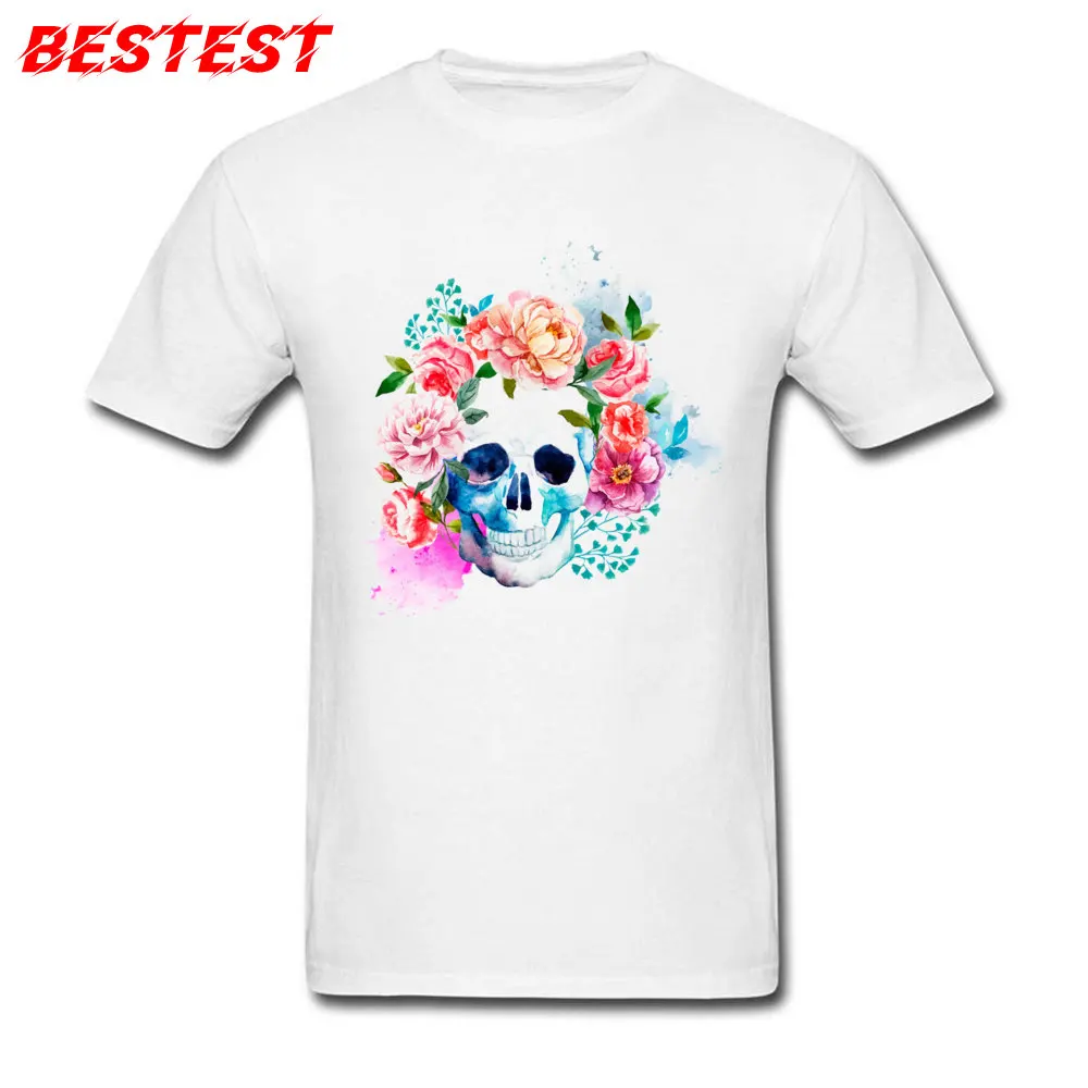 2018918Y80 100% Cotton Tops T Shirt for Men Design Tshirts Casual Hot Sale Round Neck Clothing Shirt Short Sleeve 2018918Y80 white