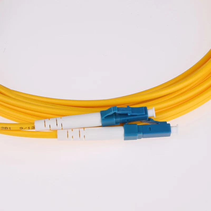 OEM LC SC fiber Jumper UPC одномодовый дуплексный 1 метр 2 0 мм оболочка желтый патч