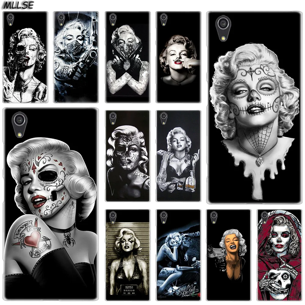 

MLLSE Marilyn Monroe Street Art Fashion Case Cover for Sony Xperia X XA XA1 XA2 Plus XA3 XZ XZ1 XZ2 XZ3 XZ4 Compact L1 L2 L3 Hot