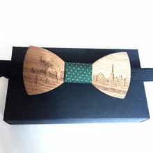 Мужские галстуки Новое поступление бренд мода ручной работы деревянный лук Галстуки бабочка Pajaritas деревянный галстук-бабочка для мужчин вырезанные из дерева галстуки-бабочки