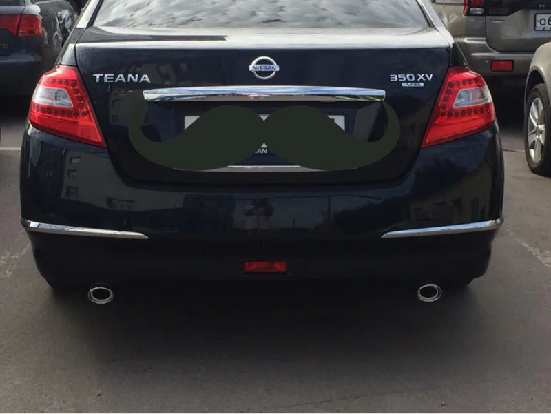 Для Nissan Teana J32 2009-2013 выхлопная труба выхлопной трубы глушитель автомобильные аксессуары 2 шт