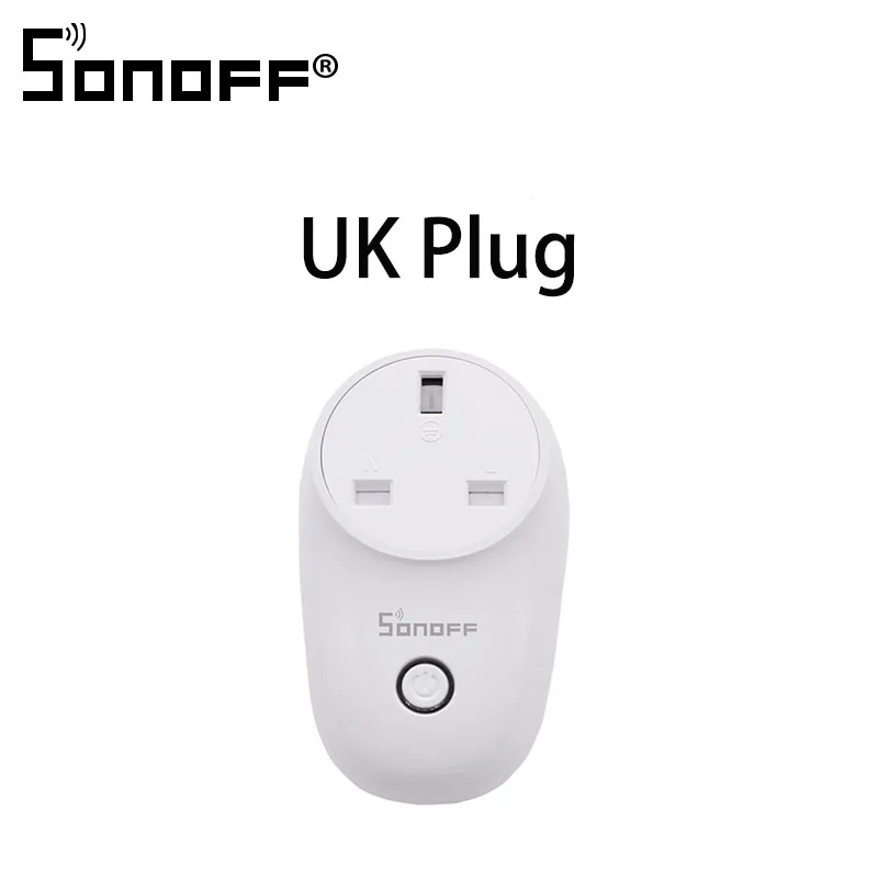 Sonoff S26 Базовая Wi-Fi умная розетка US/EU/UK Беспроводная розетка, умная домашняя розетка, работающая с Alexa Google Assistant IFTTT - Комплект: S26 UK