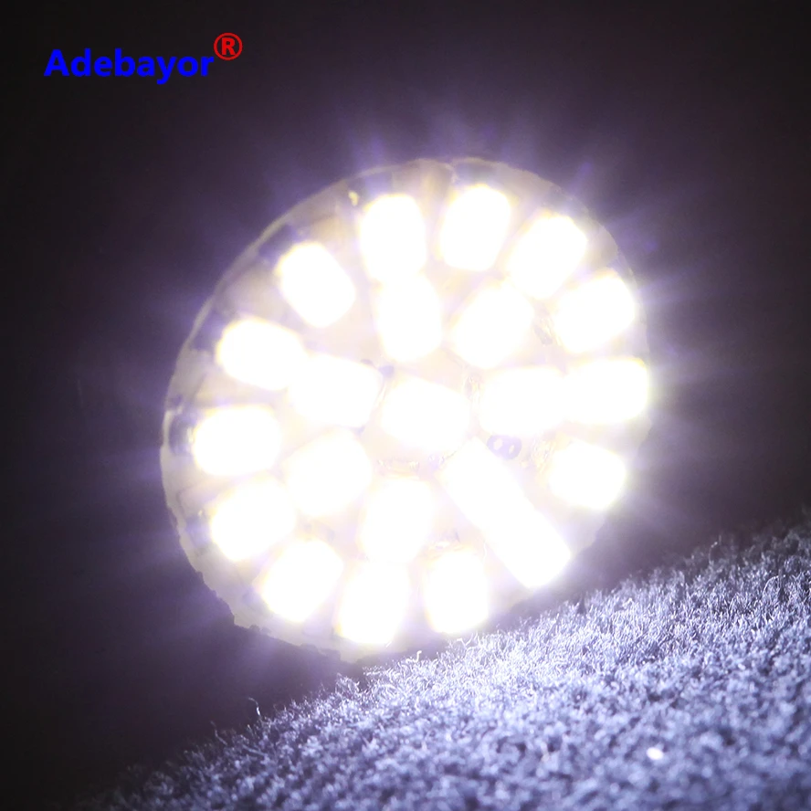 10 шт./лот 1156 BA15S P21W 1073 белый красный синий 22 1206 3020 SMD светодиодные задние стоп лампы