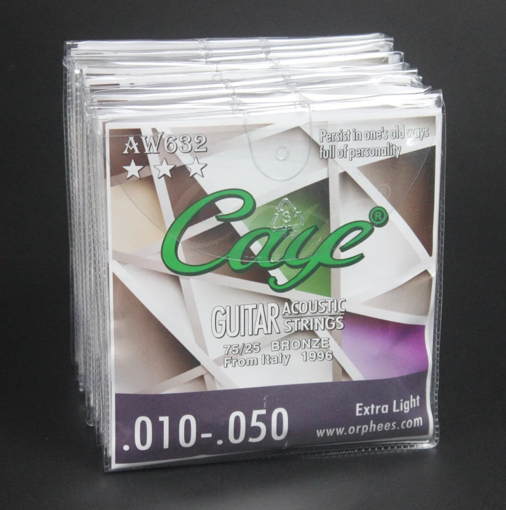 20 Sets Orphee Direct CAYE AW632 75/25 Phosphor Bronze