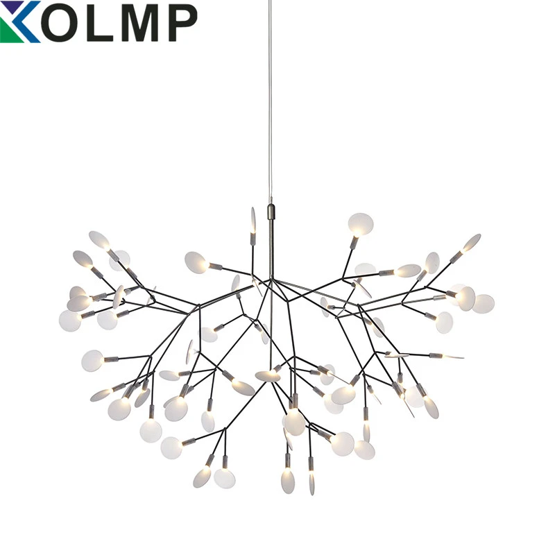 black and rose gold pendant light