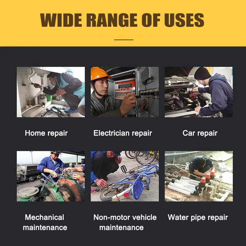 

1 Set Car Repair Ratchet Wrench Socket Combo Tools Kit for Bicycle Motorcycle Repairing HVR88