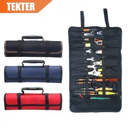 TEKTER Оксфорд RollingTool сумка 14 карман 600D прочный Водонепроницаемый Портативный мешок электрические инструменты Сумочка с поясом инструмент