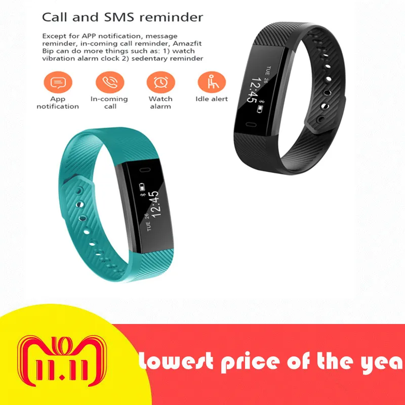

Waterproof running Pedometer Bluetooth Sleep Monitor Intelligent OLED Touchpad Smart Band Running Sports watch Fitness Wristband
