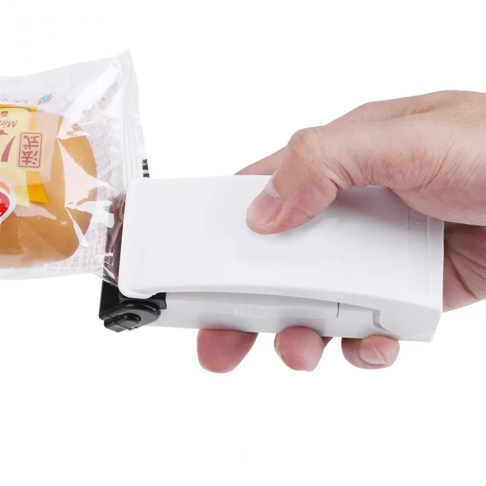 

Mini Portable Package Handy Sealing Machines For Plastic Snacks Bags Cilps Heat Sealer Vacuum Resealer Kitchen Storage