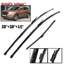 Erick-limpiaparabrisas delantero y trasero para Ford Edge MK2, 2015, 2016, 2017, 2018, 2019, parabrisas, ventana de 28