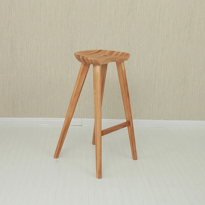 Минималистический Современный Дизайн Деревянный барный стул низкий для кухни