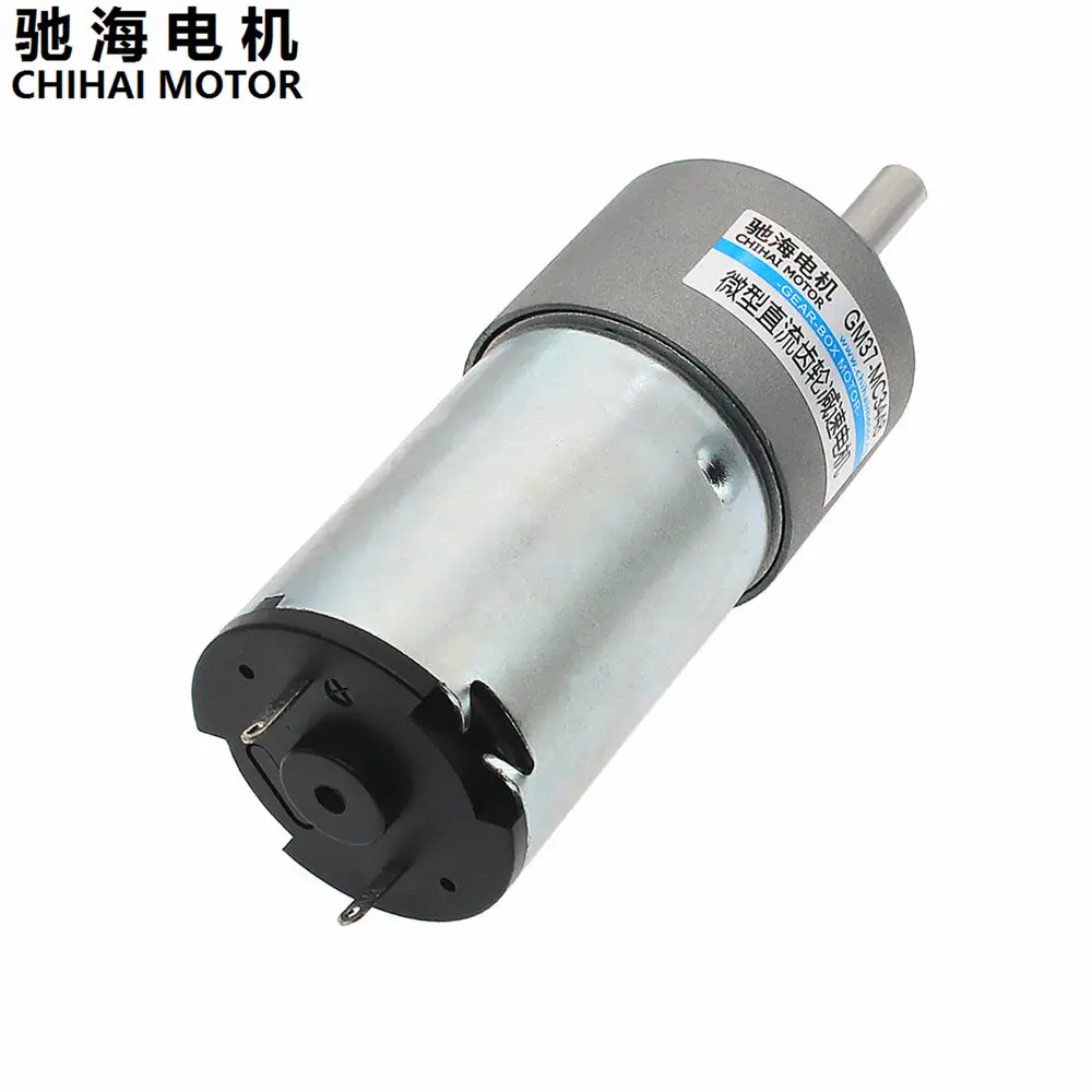 ChiHai мотор CHR GM37 MC3448 постоянный магнит миниатюрный DC металлический зуб для