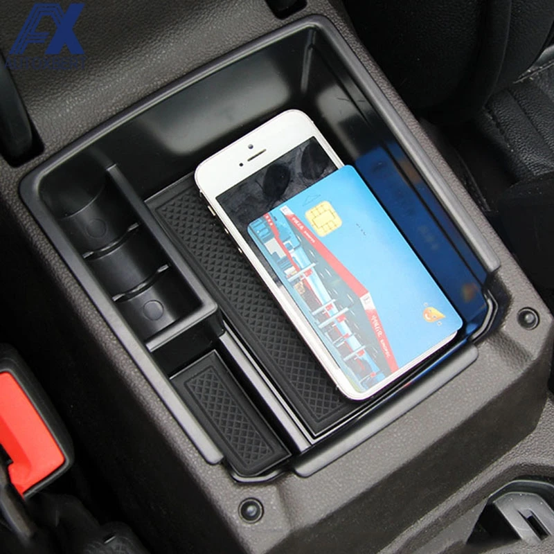 

AX Central Storage Box 2016 - 2018 For VW Tiguan Mk2 EU MODEL Armrest Console Glove Tray Holder Case Cover Car Stowing Tidying