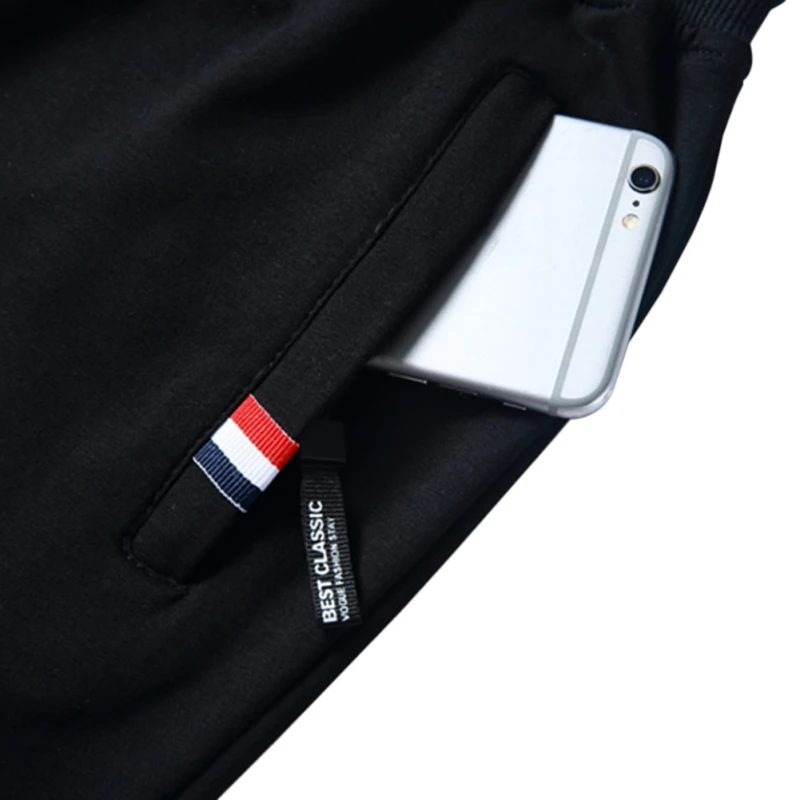 Новые мужские брюки M-3XL осенние хлопковые повседневные брюки мужские брюки мужская одежда Черные Серые джоггеры на шнурке