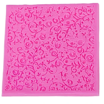 

Flower Vine Shape Silicone Cake Lace Border Fondant Cake Mold Kitchen Baking Decoration Tools E582