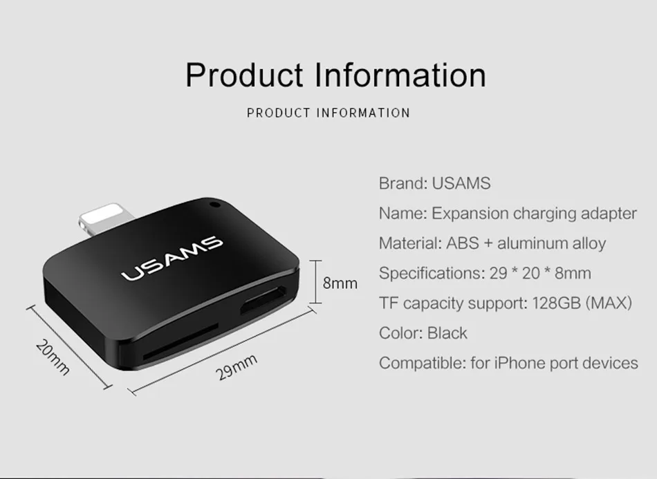 ph&co PC Depot. USAMS LIGHTNING TO MICRO SD ADAPTER